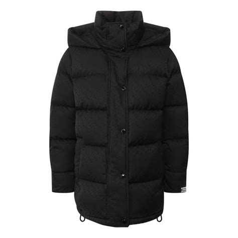 burberry black monogram hooded puffer jacket|burberry cashmere jacket.